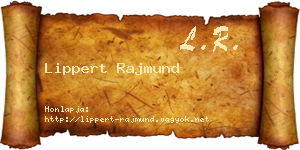 Lippert Rajmund névjegykártya